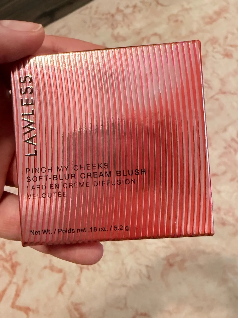 LAWLESS Pinch My Cheeks Cream Blush in shade Valentine